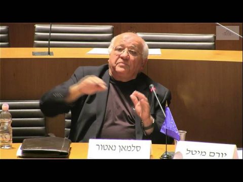 הרצאתו של הסופר והמחזאי סלמאן נאטור התהפוכות בעולם הערבי בראי הספרות הערבית