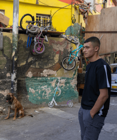 תושב בטן אל הווא בסכנת פינוי. צילום: יהל גזית