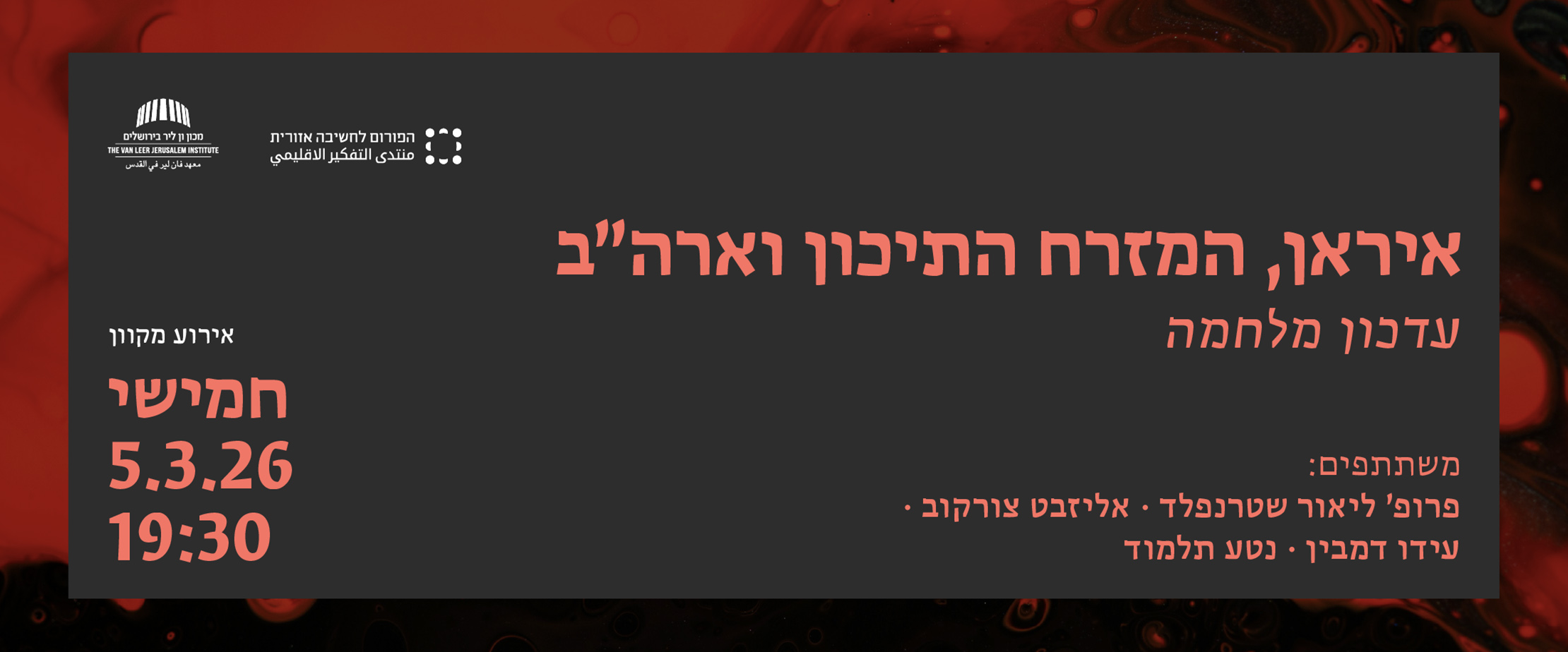 איראן, המזרח התיכון וארה"ב